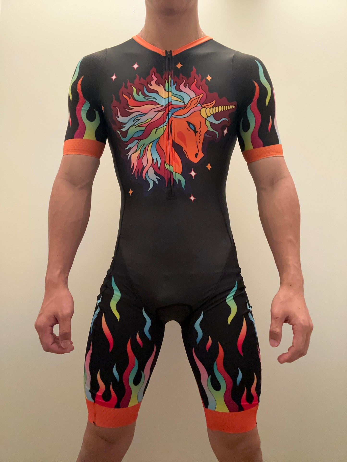 Chroma Ignis Men's Sleeved Trisuit