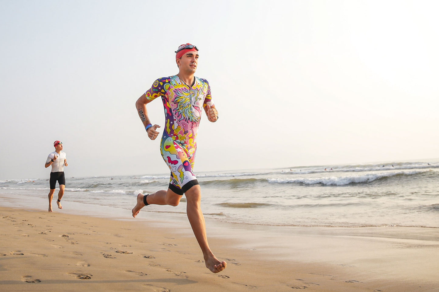 Fierce Unicorn Men's Sleeved Trisuit