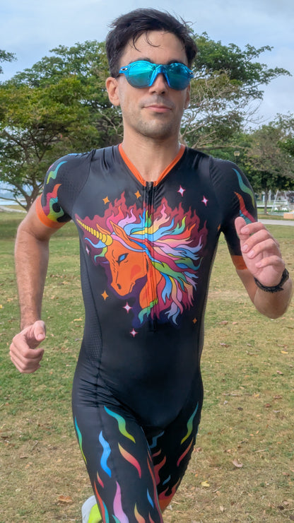 Chroma Ignis Men's Sleeved Trisuit