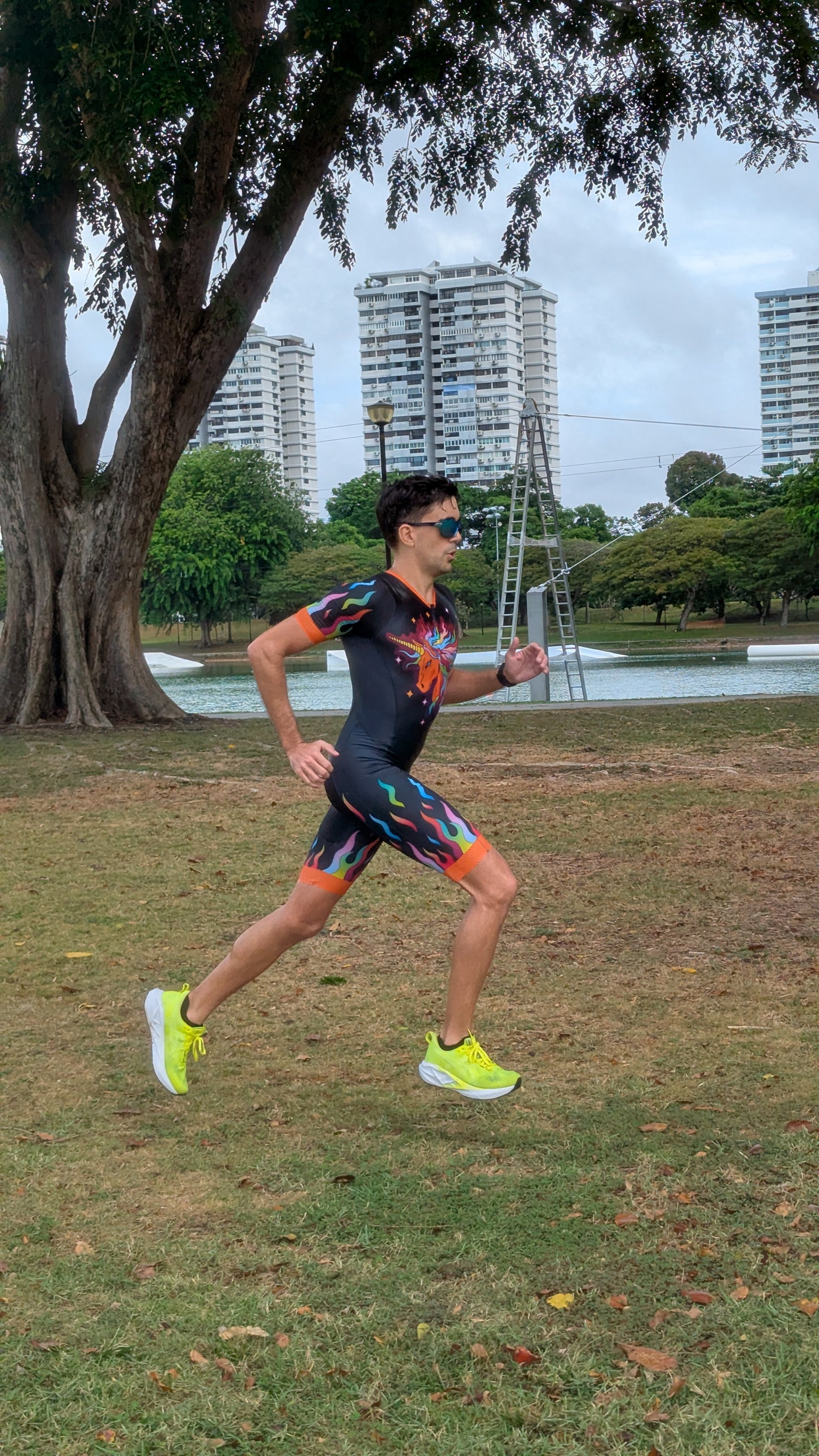 Chroma Ignis Men's Sleeved Trisuit