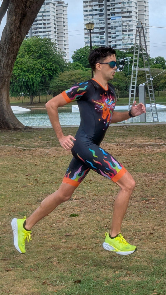 Chroma Ignis Men's Sleeved Trisuit
