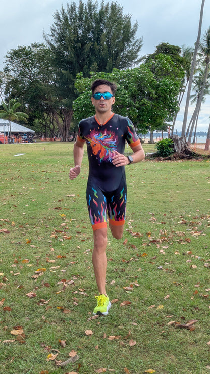 Chroma Ignis Men's Sleeved Trisuit